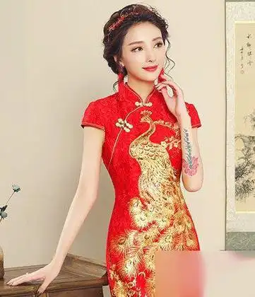 新娘旗袍发型图片大全(12款中国新娘旗袍发型)(5)