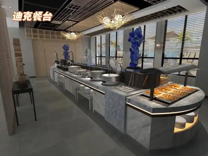 餐饮企业自助餐台摆设保温设备定制