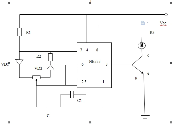 脉冲宽度调制(pwm)直流电机调速电路