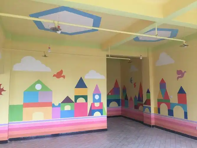 云南昆明幼儿园墙体彩绘手绘墙绘墙画—寻甸金源幼儿园