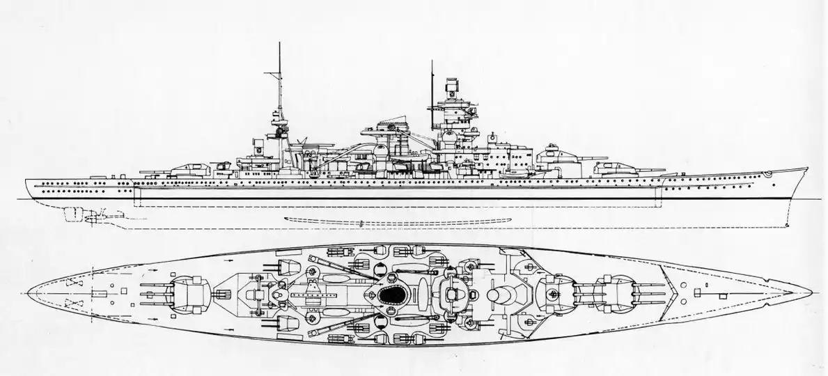 舰船欣赏:德国海军 沙恩霍斯特级战列巡洋舰
