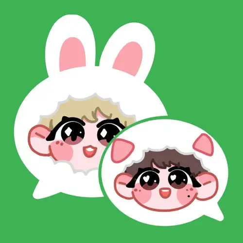 蔡徐坤超话/#纪梵希彩妆代言人蔡徐坤#q版葵仔桌面图标上线啦摸摸脑袋