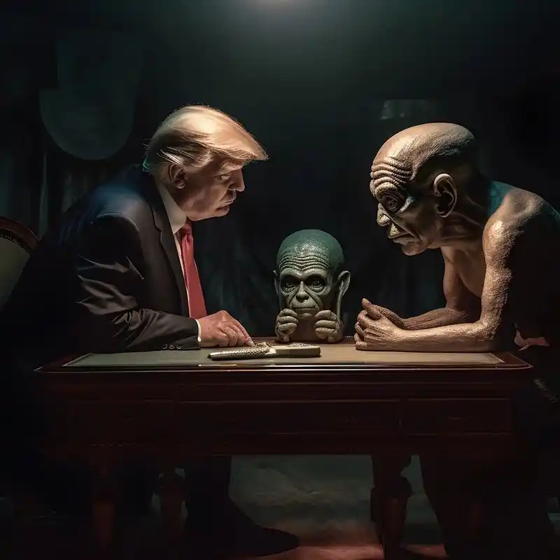 这些"真实照片"来源于暗网.#midjourney #科幻  - 抖音