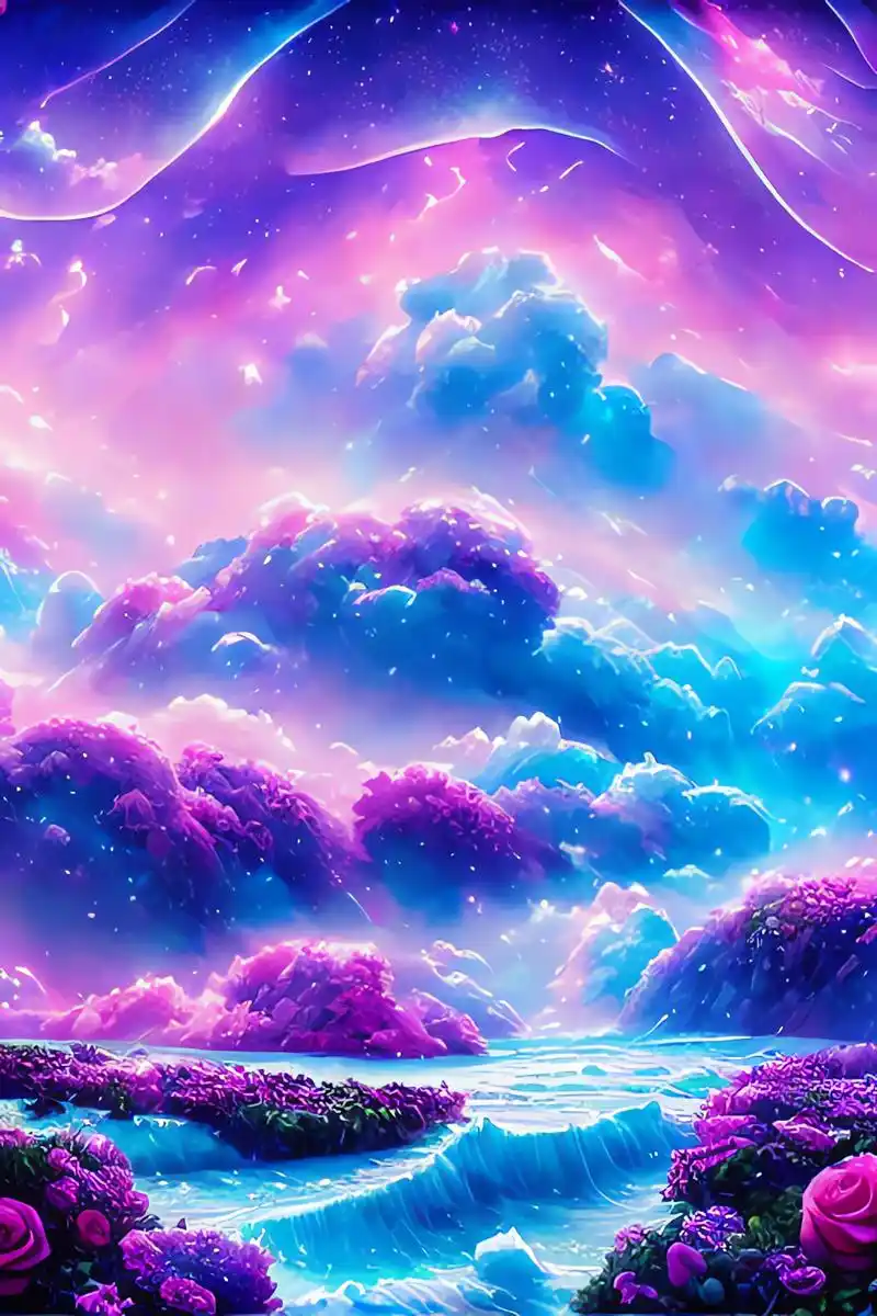 梦幻星空壁纸|ai绘画手机壁纸