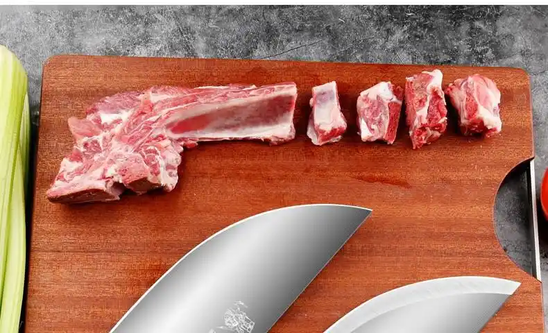 元族 屠夫猪肉刀屠宰刀肉联厂分割肉刀切肉剔骨杀猪放血专用刀具 切菜