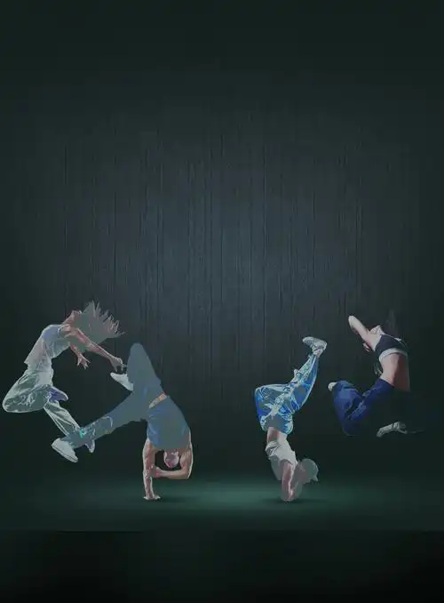 大气动感舞蹈海报背景