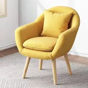 办15单人沙发椅靠背北欧现代简约老虎椅客厅简易椅子布艺设计师休闲椅