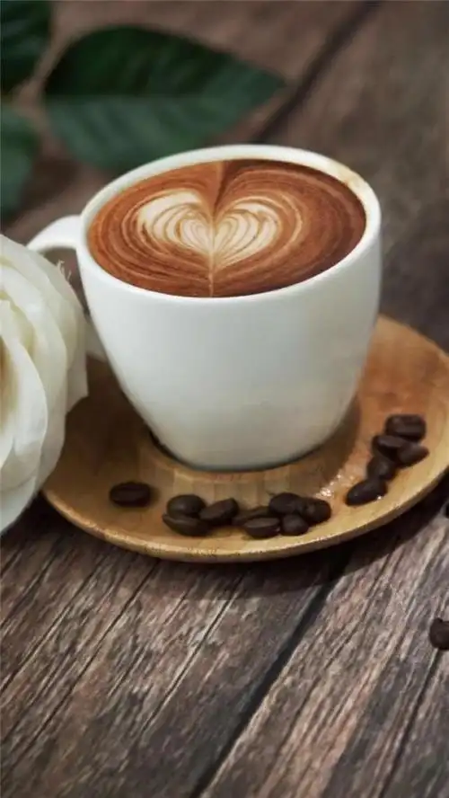 文艺爱心咖啡静物安卓壁纸