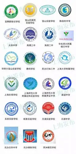 沪上这383所初中的校徽能找到你的母校吗