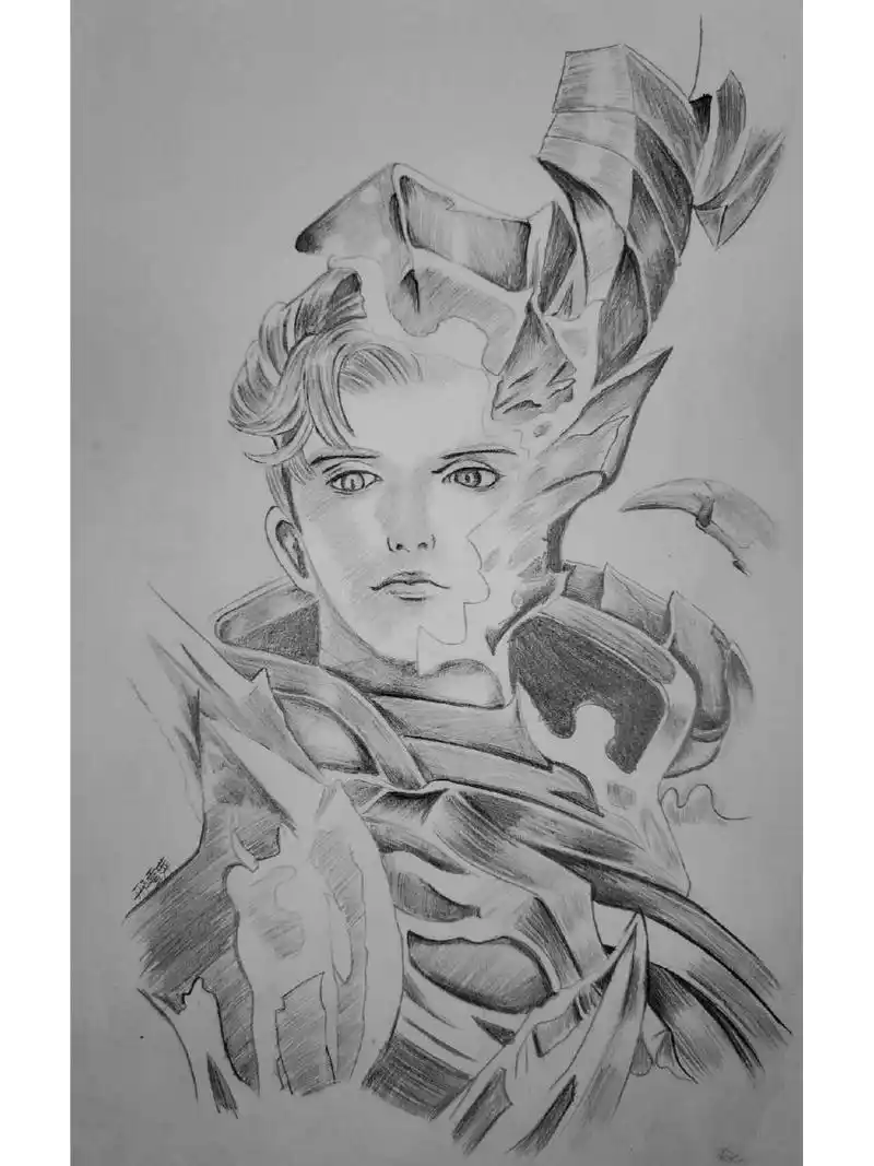 王者荣耀手绘凯 画了个凯爹