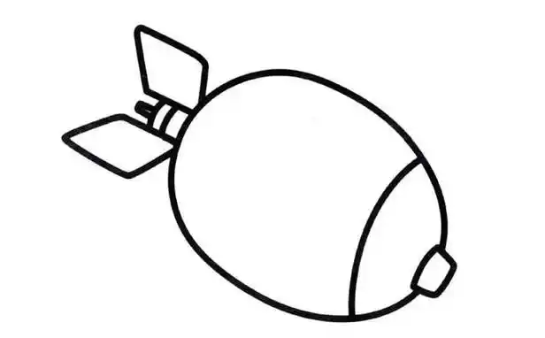 导弹简笔画 导弹简笔画图片大全