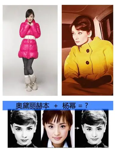 明星脸部合成图第二波!搞笑or惊艳?(组图)