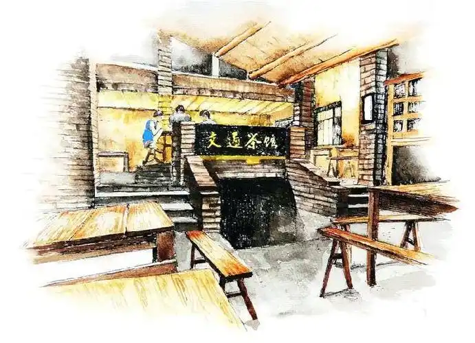 人民大礼堂,交通茶馆,巴国城……重庆90后小伙手绘近200幅重庆地标