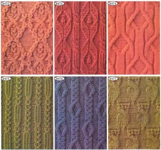 漂亮平针编织花样图解
