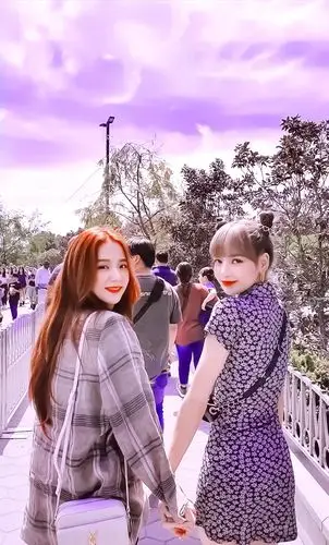 blackpink闺蜜头,情头荔枝cp lisa,jisoo,金智秀自制自调滤镜可抱图