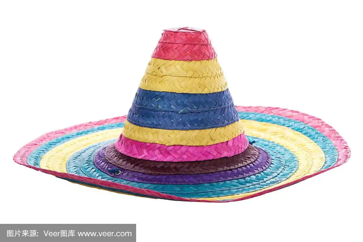 色彩斑斓的墨西哥草帽