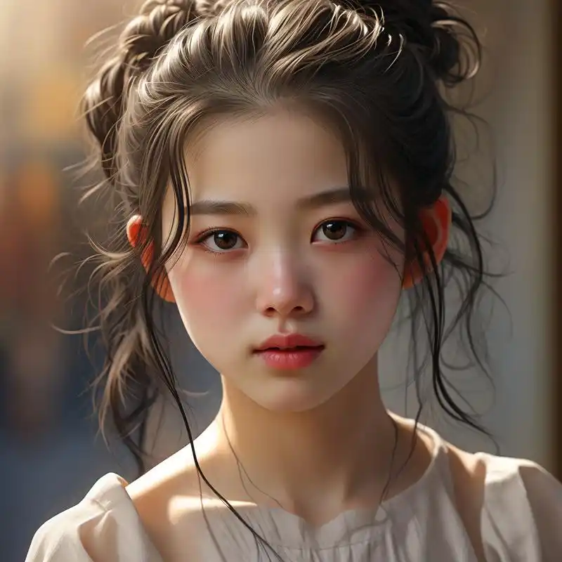 12岁女生真人头像99青春活力四溢