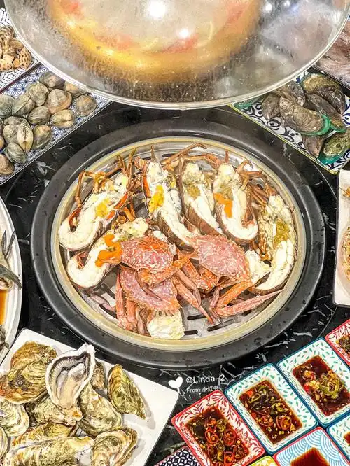 太好吃了吧60来南澳一定要吃的海鲜蒸汽火锅