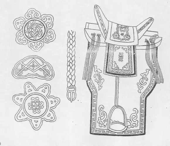 黑白蒙古图案花纹225张