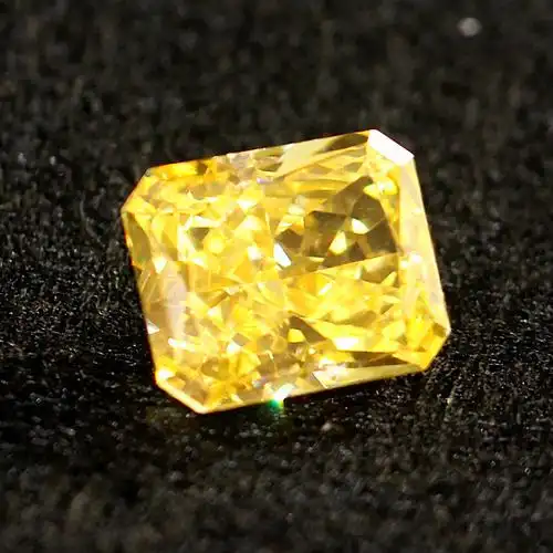 长方形裸石闪亮镶嵌钻未瑞士浅黄色高碳钻黄钻碎冰其它首饰