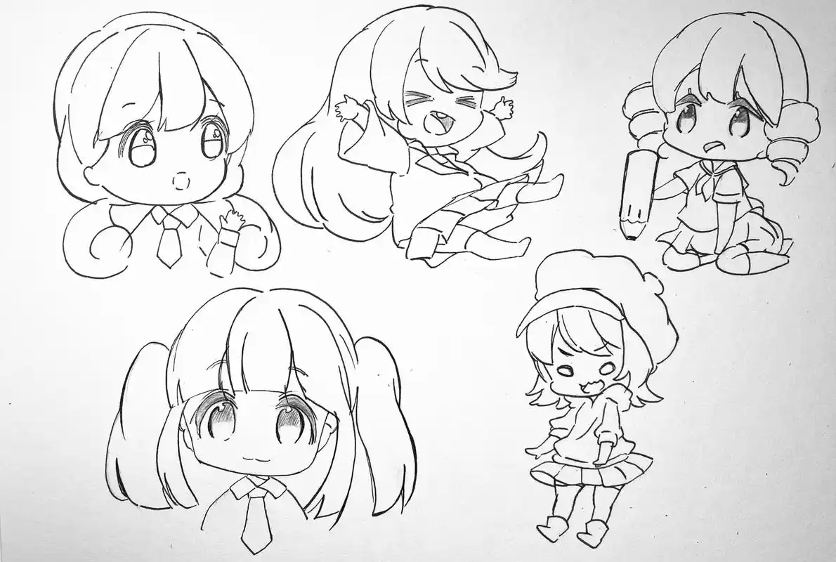 简笔画 手绘 线稿 1920_1291