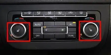 一,汽车座椅加热开关图标是一个类似座椅的标志,周边还有三条横线.