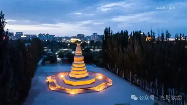 【盛夏敦煌】白马塔景区夕阳西下美景如画