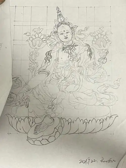 记录我的唐卡绘画成长过程