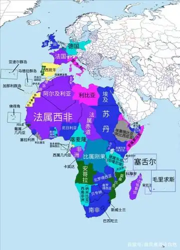 一战前非洲地区被殖民的情况