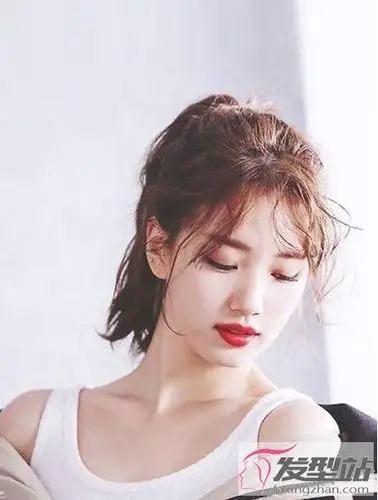 马尾怎么扎好看 可以减龄兼小脸的百变马尾发型_发型站_最新流行发型