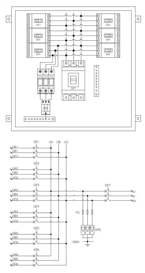 shlx-ac 光伏交流汇流箱