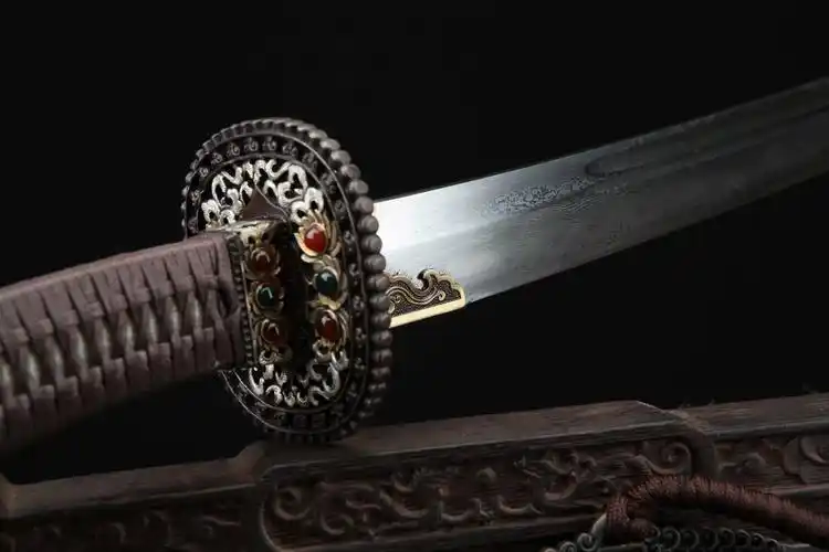 三色铜大明御刀(黑色鱼皮款)