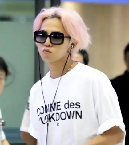 图揭时尚权志龙中分发型图片魅力男神成时尚指标