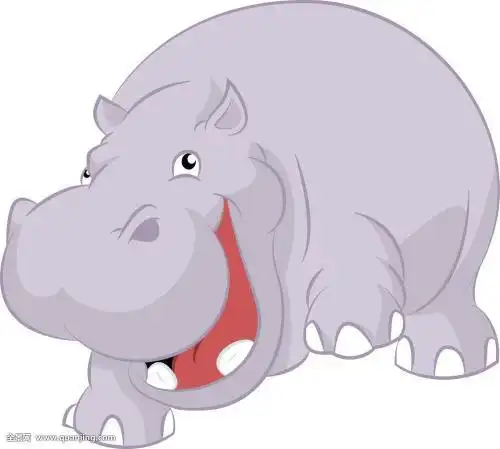 卡通河马图片大全可爱图片大全