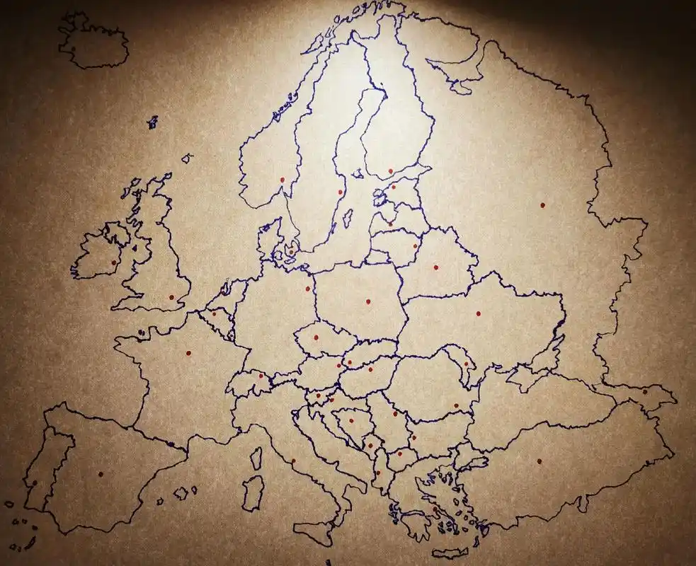 手绘 #手绘地图 #地图 #简笔画 #速画手绘 - 抖音