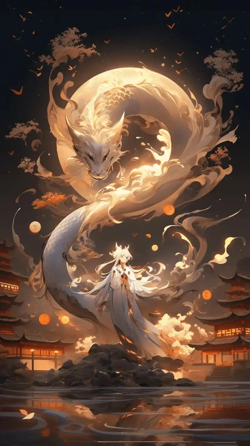 愿有龙王.#古风 #国风古韵 #美图分享 #龙王 #龙女 - 抖音