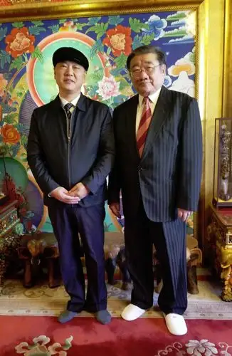 张英江会长会见来华访问的蒙古国首任总统彭萨勒玛奥其尔巴特