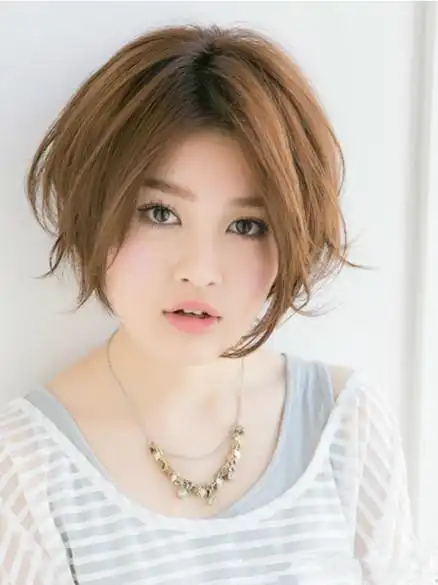 脸大的女人剪短发效果图,短发图片-第2图,发型图片