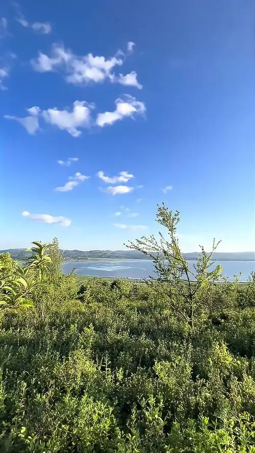 蓝天白云晴空万里不加滤镜的大自然治愈系风景