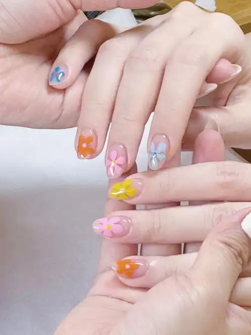 创意满分彩绘指甲