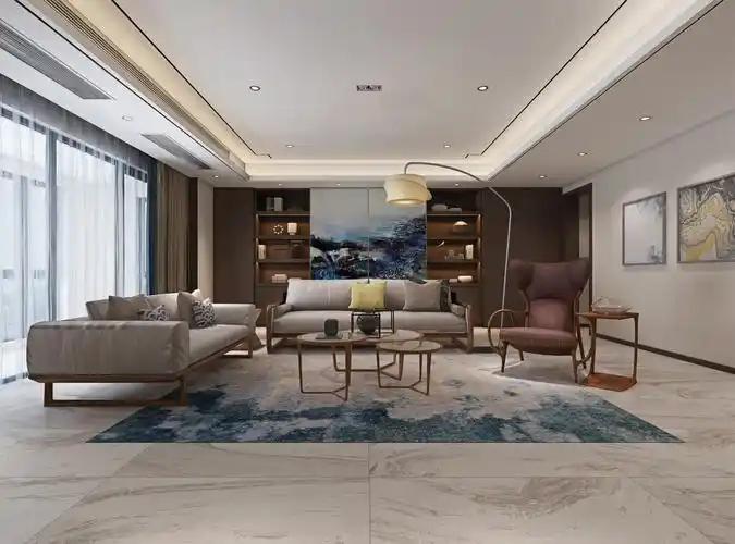 昆玉九里300平大平层装修设计案例