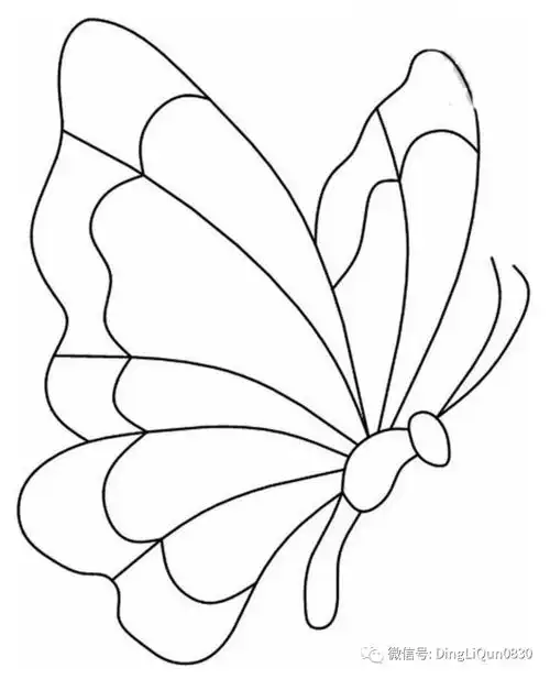 「刺绣图案」17个漂亮的蝴蝶图案,可用于刺绣或编织
