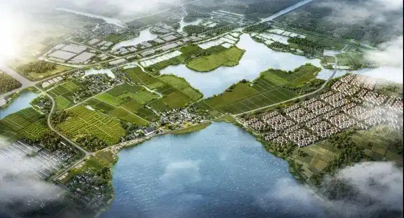 元荡美丽乡村群效果图据了解,国开行与汾湖高新区的合作始于2007年.