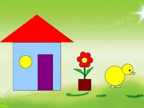 一年级所学图形创意手抄报 数学图形手抄报