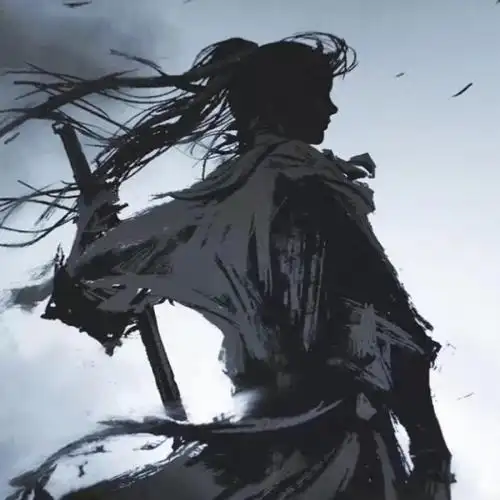 古风持剑男头像高清