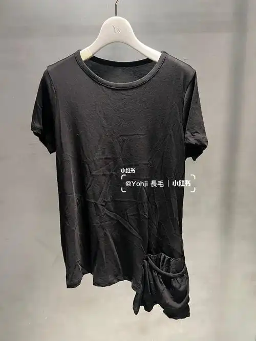 yohjiyamamotofemme简约口袋tee