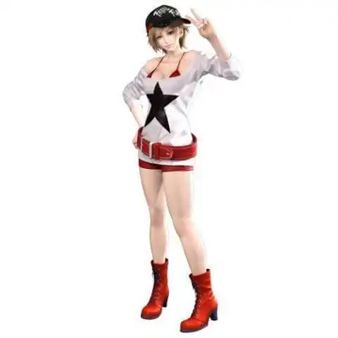 爱丽斯剪了短发,开始上场拳皇2002um那时候,还只是个黄毛丫头金家潘