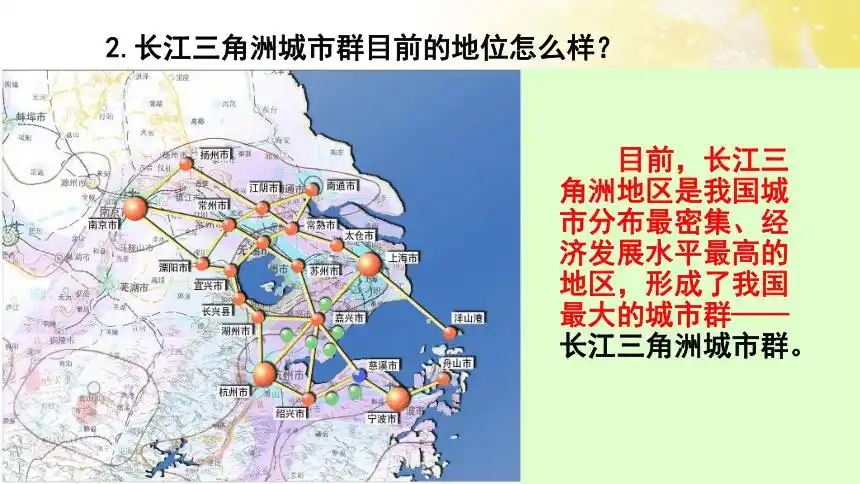 20212022学年八年级地理下学期人教版72鱼米之乡长江三角洲地区第2