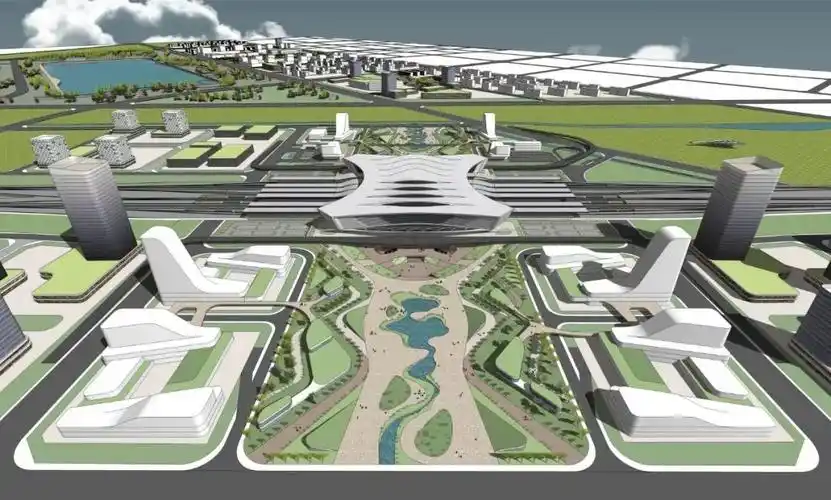 千呼万唤菏泽东高铁站设计方案终于亮相网友上档次有范儿