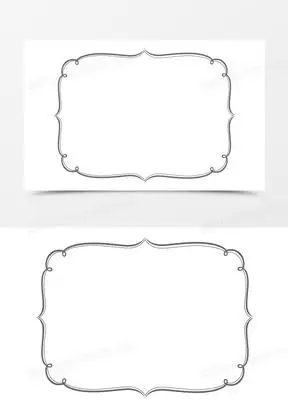 白色卡通对话框简洁